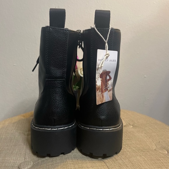 Sincerely Jules “Harley” Combat Boots - Sizes: 8 & 8 1/2 - Picture 5 of 10